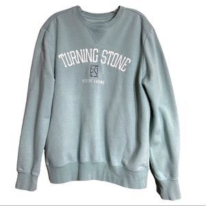 Camp David Turning Stone Casino Oneida Nation New York Blue Green Sweatshirt M